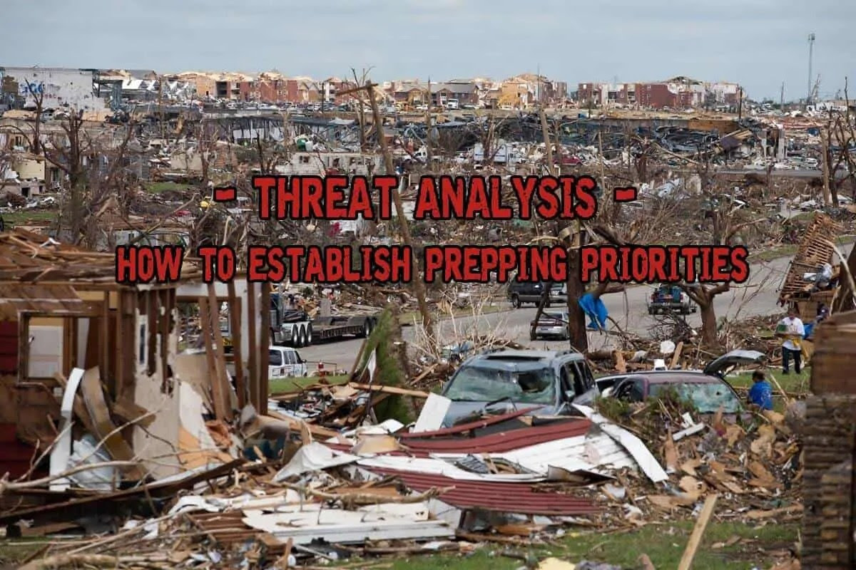 How to establish prepping priorities - Threat analysis model for preppers