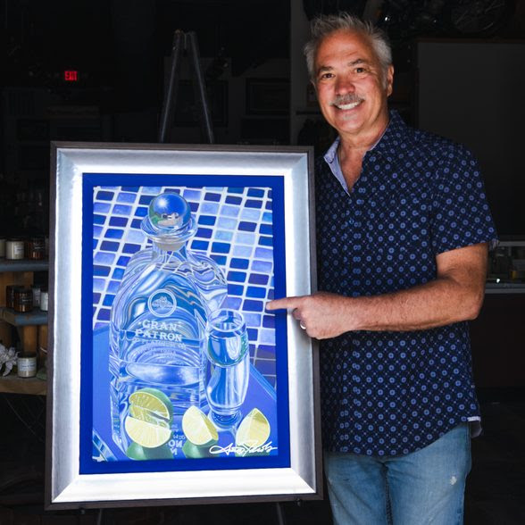 tequila painting of gran patron by scott jacobs