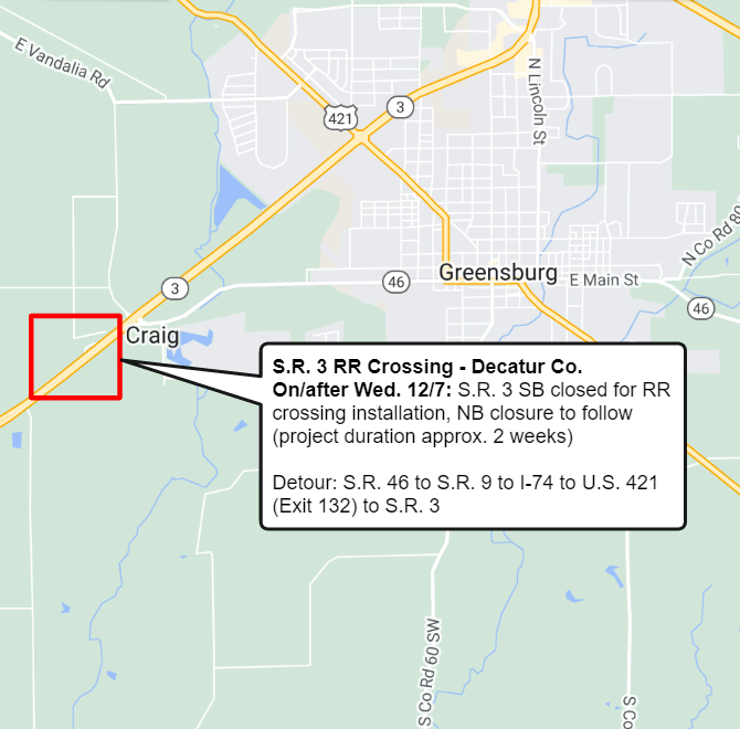 SR 3 RR - Greensburg