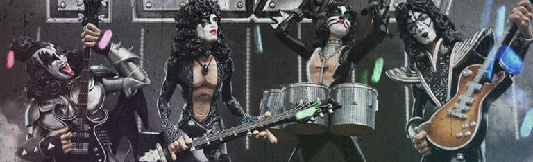 KISS Mini Epics The Demon, The Starchild, The Catman & The Spaceman