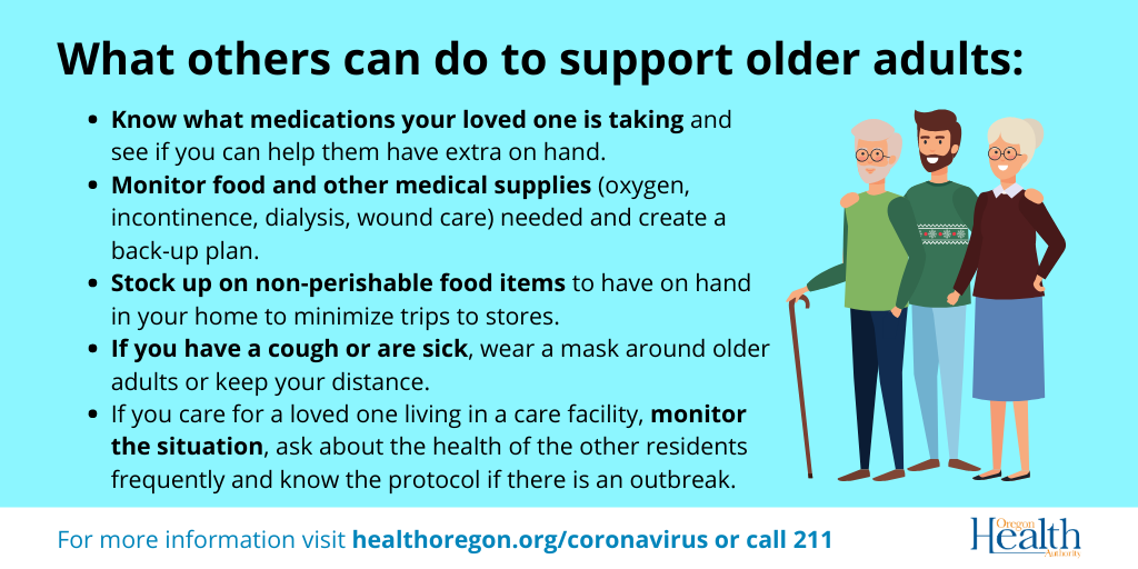 Help protect seniors from coronavirus.