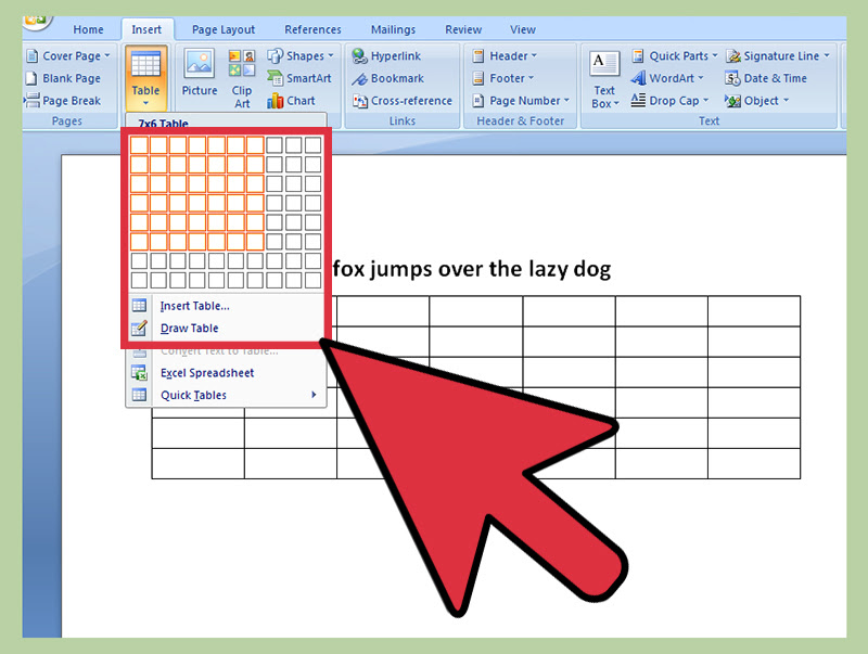 How to Insert a Table in a Microsoft Word Document 3 Steps