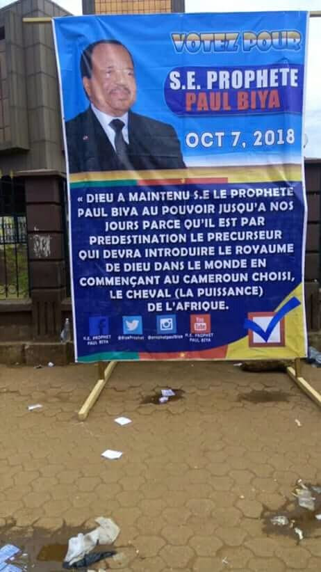 Biya candiadat prophète