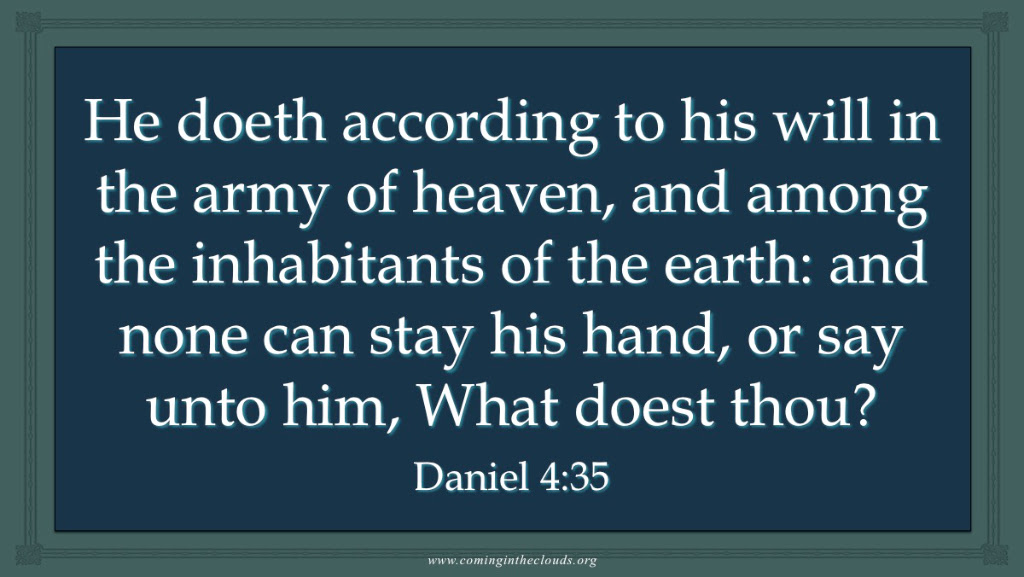 Image result for images for daniel 4: 35