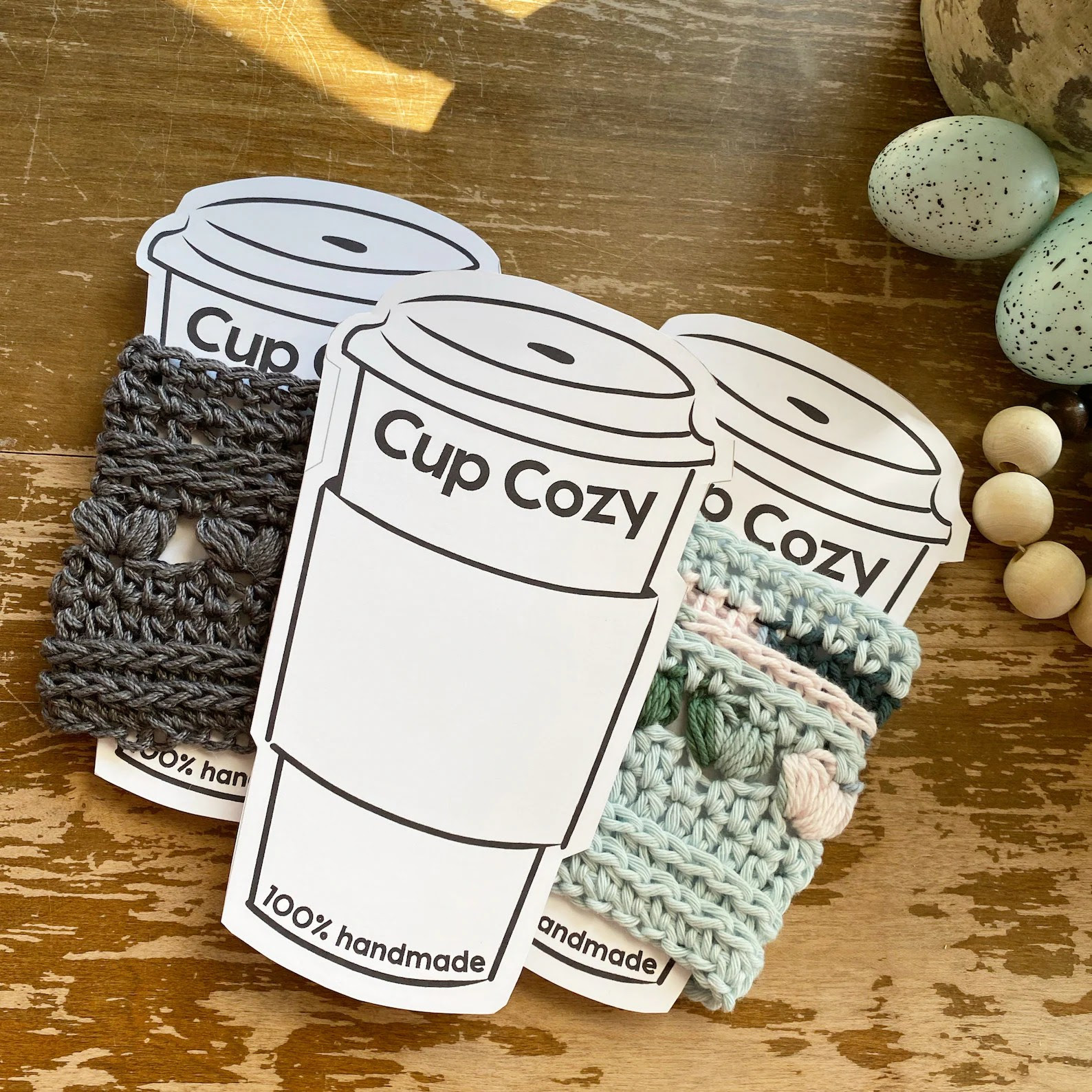 PRINTABLE Cup Cozy Display Template Tags Downloadable PDF Etsy Australia