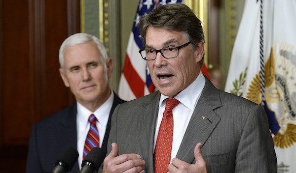 Rick Perry: White House Aims to Leverage Energy
Globally