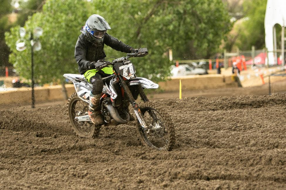 Hunter Cross won the FMF 2-Stroke Challenge class with a pair of runner-up finishes.