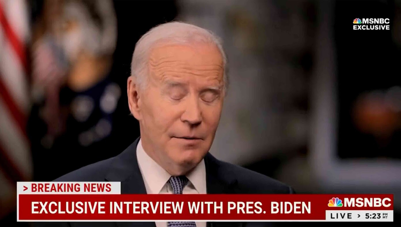 In Powerful Call For Nation To Calm Down, Biden Falls Asleep