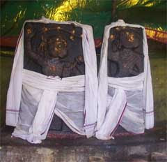 Twin Anjaneyas, Sri Gopinatha Swamy temple, Patteeswaram, Kumbakonam