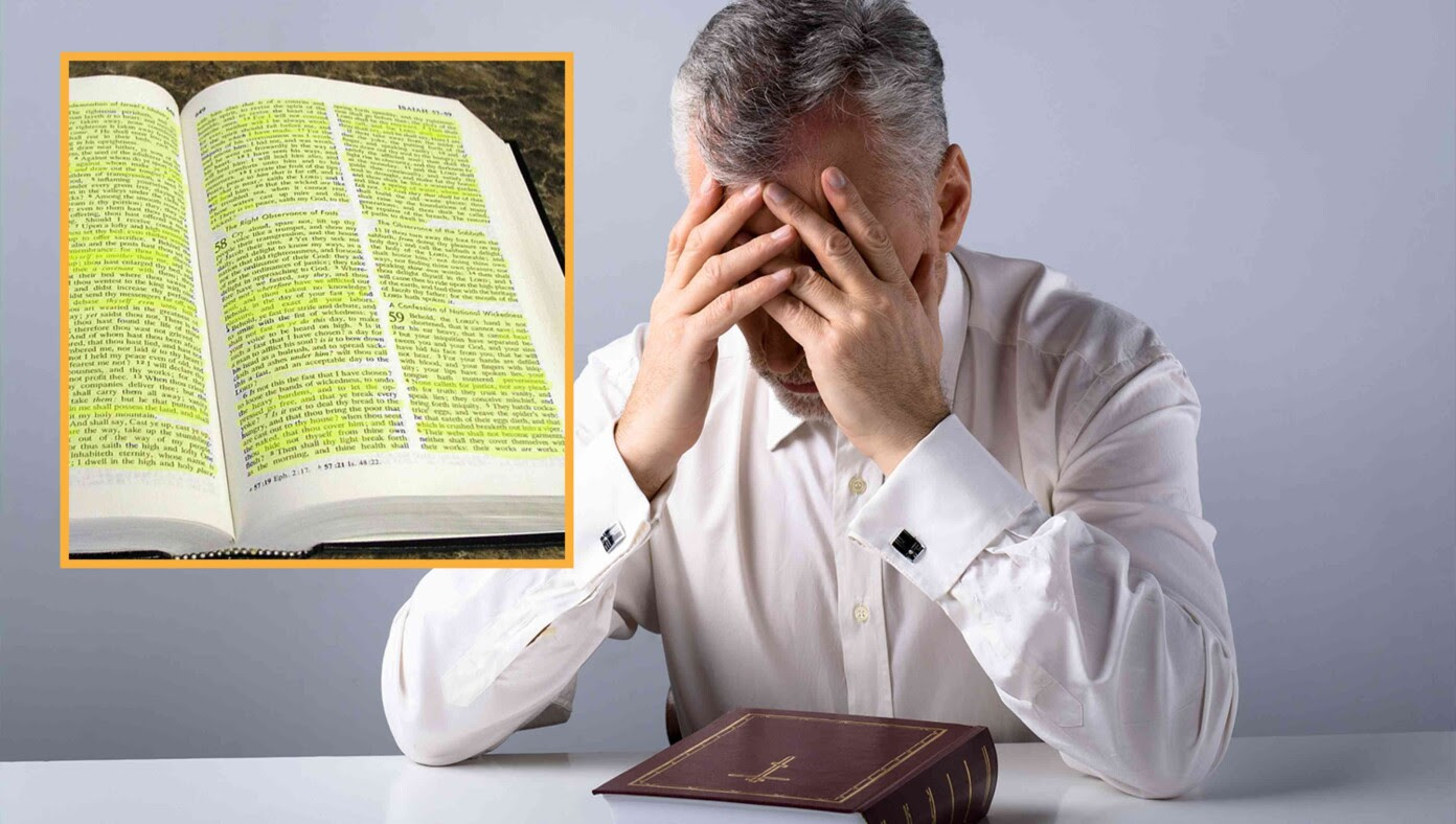 Oh No! Devoted Christian Finishes Highlighting Every Word In The Bible And Now Doesn’t Know What’s Important