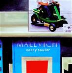 Malevich Books- Painting Of Books On Artists Duane Hanson And Malevich - Posted on Tuesday, December 23, 2014 by Gerard Boersma