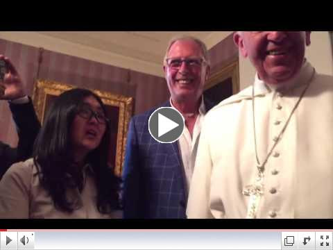 Pope and gay couple