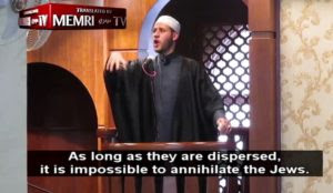 Muslim cleric says Allah has gathered the Jews in Israel to make it easier to “annihilate” them