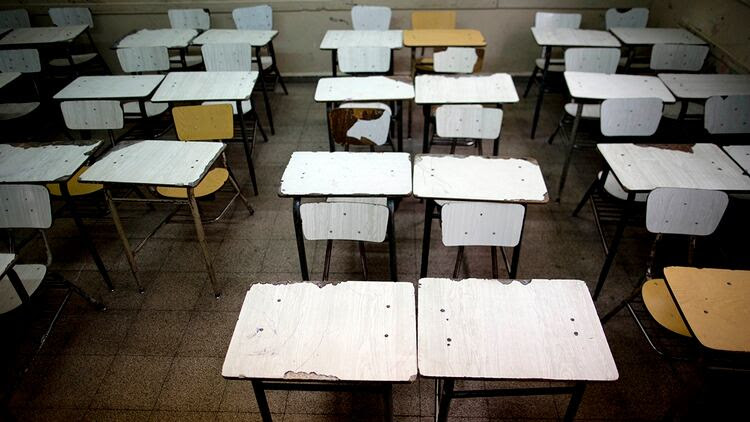 Las clases presenciales están suspendidas desde el 16 de marzo (AP)