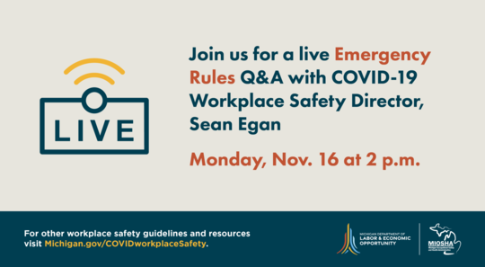 MIOSHA Remote work policies live Q&A
