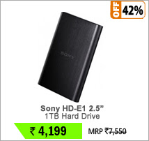 Sony HD-E1 2.5 Inch 1 TB External Hard Drive
