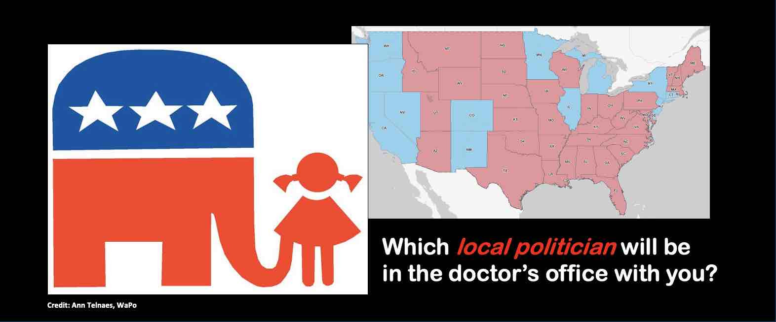 Which 'local political leader' might decide on your abortion? Check this map.
