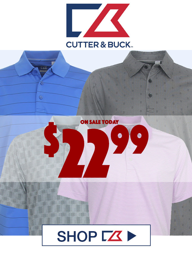 Cutter & Buck Shirts $22.99! Today Only