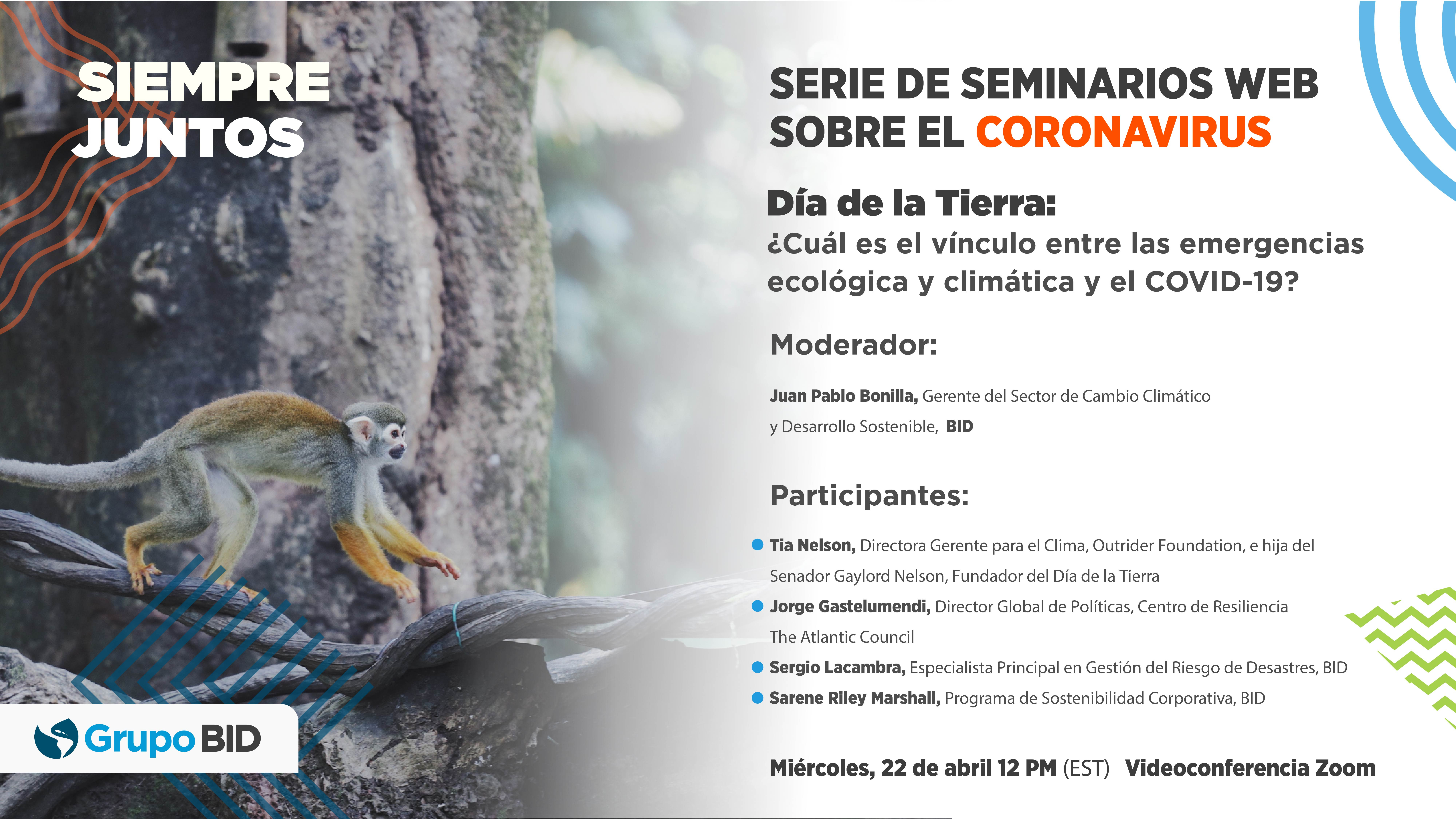 Día de la Tierra: ¿Cuál es el vínculo entre las emergencias ecológica y climática y el COVID-19?