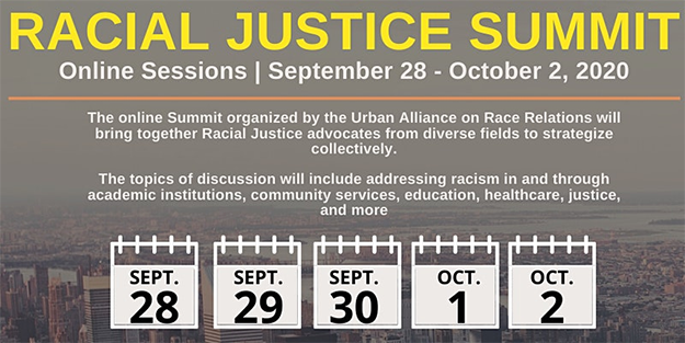 Web banner of Racial Justice Summit