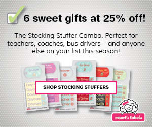 Check out the Stocking Stuffer Combo from Mabel's Labels