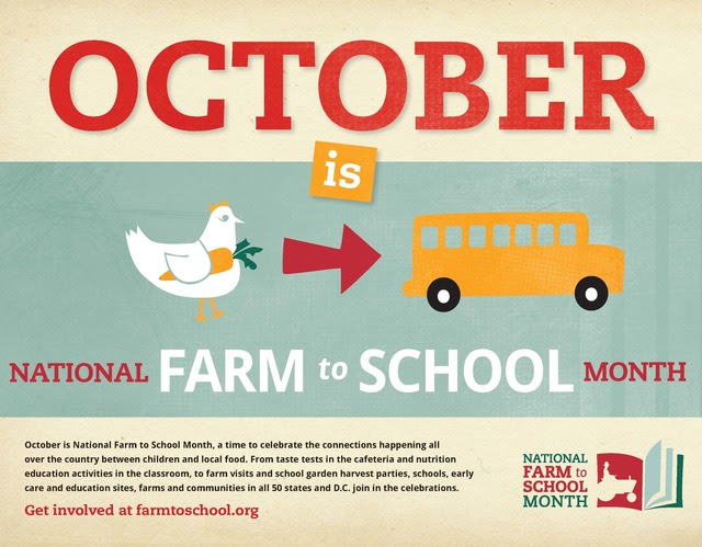 Farm to School Month Poster