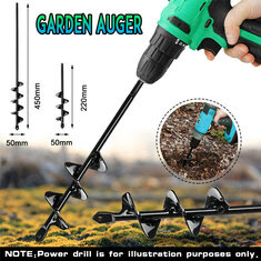 5x22/5x45cm Garden Auger Small Earth Planter Drill Bit