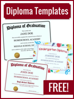 Homeschool Diploma Templates - New Co-op Freebie