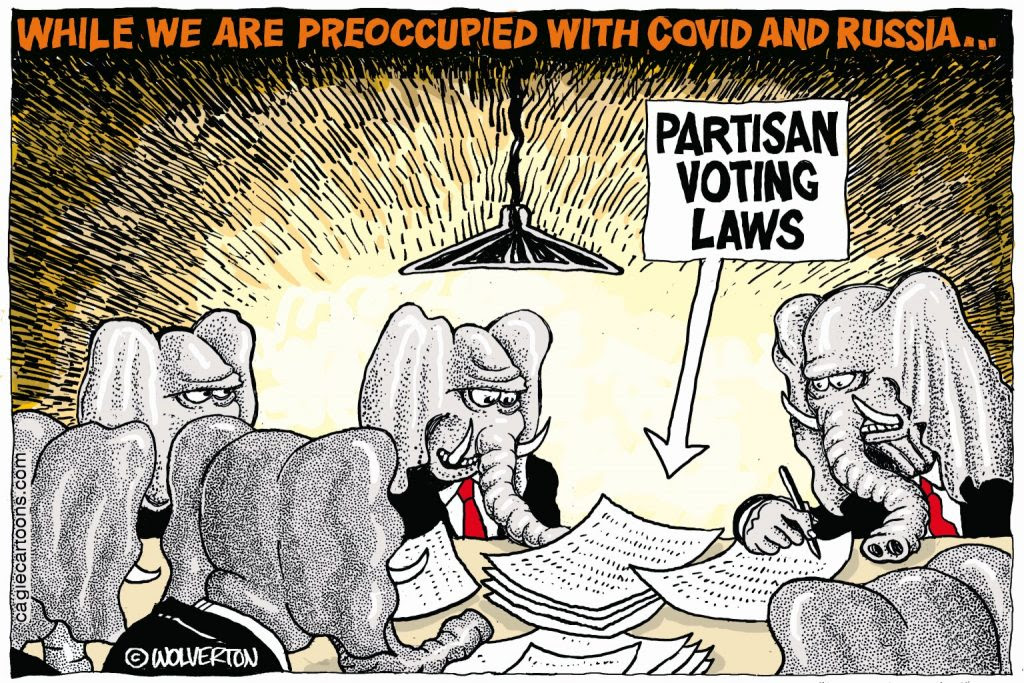Republicans push voter suppression laws