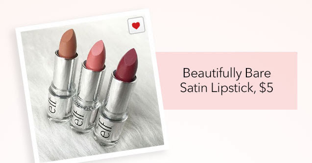 Beautifully Bare Satin Lipstick, $5
