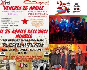 26 Aprile 2019 all'ARCI Mingus Live