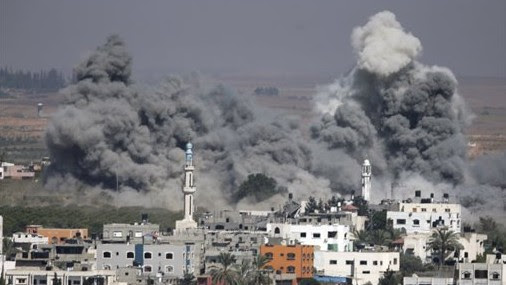 Gaza-smokeexplosions