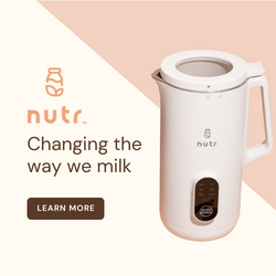 Nutr machine graphic with the text Changing the way we milk