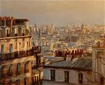 View of Paris from Montmartre - Posted on Sunday, February 1, 2015 by Jonelle Summerfield