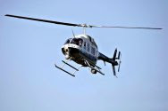 Police helicopter helps with aerial search. (file)