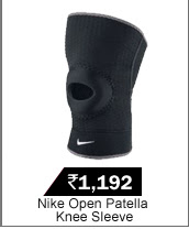 Nike Open Patella Knee Sleeve, Black (Fe0154Jr-020)