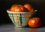 "Clementines in Folk Art Pottery Bowl" - Posted on Saturday, January 24, 2015 by Mary Ashley