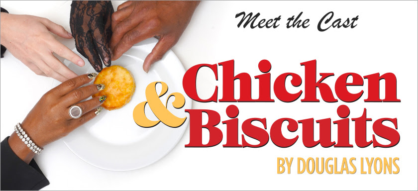 Chicken & Biscuits (hands reaching for the last biscuit on the plate)