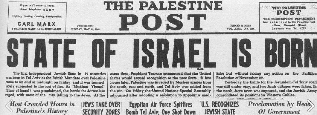 Israel-rebirth-newspaper