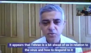 UK: London Mayor Sadiq Khan congratulates Iran for being “ahead of us in terms of combating the coronavirus”