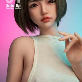 Sanhui doll 最新作 シームレス 150cm Bカップ #34ヘッド フルシリコン製等身大ラブドール