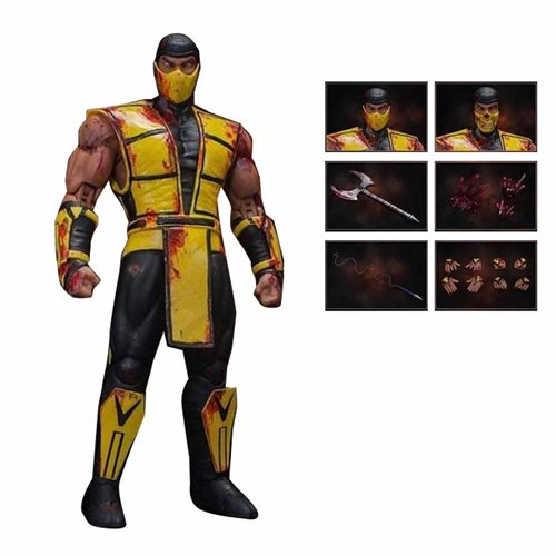 Image of Mortal Kombat 3 Scorpion 1:12 Scale Action Figure - NYCC 2019 Exclusive