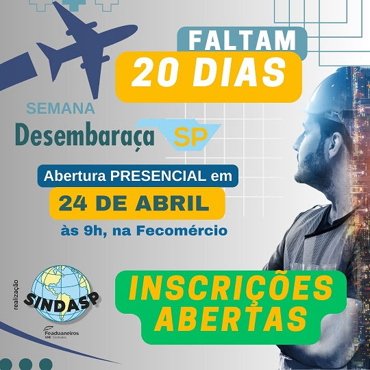 INSCRIÇÕES ABERTAS