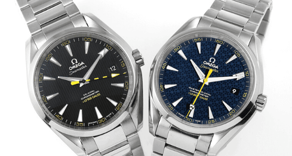 Omega Seamaster Aqua Terra > 15,000 Gauss Co-Axial Watch, with Aqua Terra Spectre Bond LE Watch