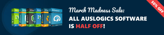 Auslogics March Madness Sale