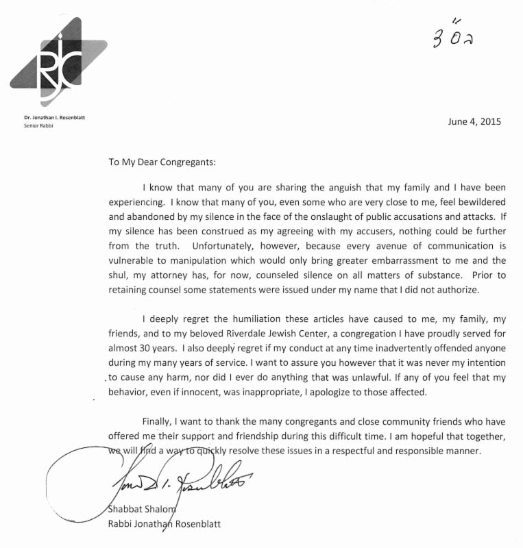 Rosenblatt-letter