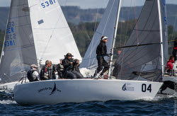 J/24 Sailors for the Sea- Mike Ingham at Europeans