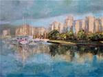 11 x 14 inch oil Stanley Park & Vancouver Skyline - Posted on Saturday, January 17, 2015 by Linda Yurgensen