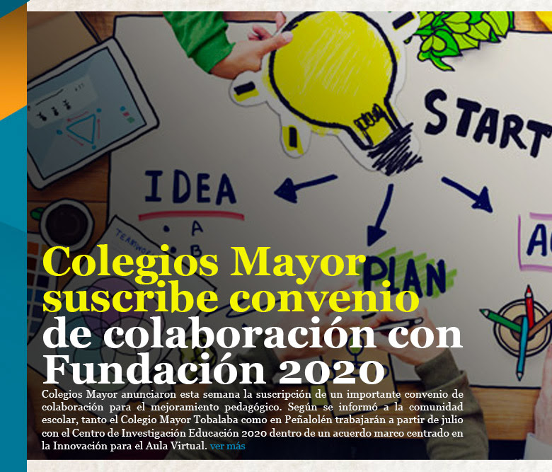 Colegios Mayor suscribe convenio de colaboración con Fundación 2020