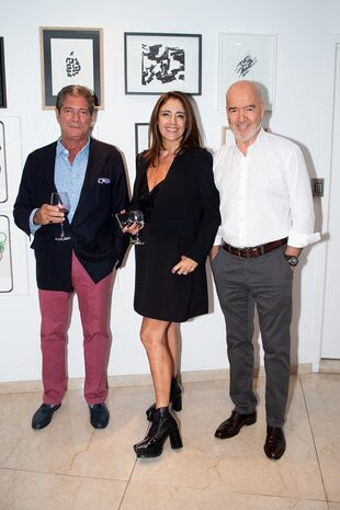 Carlos Sánchez Vincente, Florencia Galfrascoli y Hernán López León.